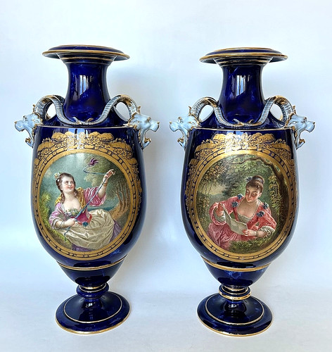 Sevres museum quality pair - -,