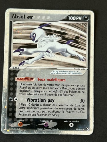 Absol 108 holo bloc ex - ,