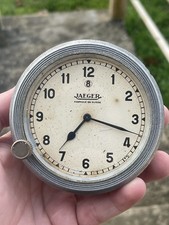 Pendulette Voiture JAEGER 8 Jours Pièce Détaché Automobile Rétro Suisse Vintage