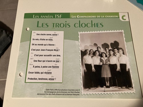 Carte fiche plaisir chanter - fiche,