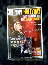 JOHNNY HALLYDAY: RARE Livret CINE LIVE + CD-ROM du Concert Stade de France 98. 