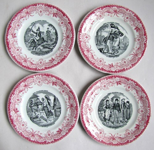 Assiettes scènes - assiettes,