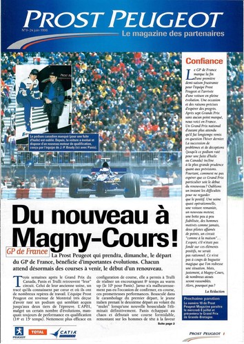 Magazine prost peugeot - peugeot, 9