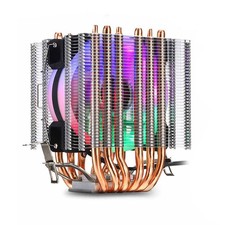 6 Heat-pipes Dual-tower CPU Cooling Fan Support 1 Fan 2 Fans & 3 Fans CPU Cooler