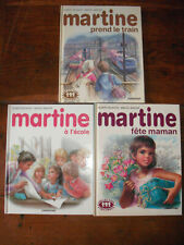 Lot de 3 livres Martine