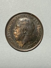 TRES TRES BEAU HALF- PENNY 1913 , GEORGES V ,  ROYAUME UNI !!!!