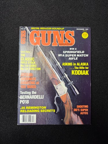 Guns magazine december 1987 - guns,
