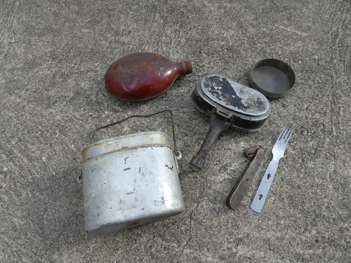 Ww2 set couverts beurrier - beurrier, +