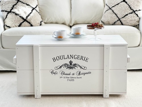 Coffre table basse bois - coffre,