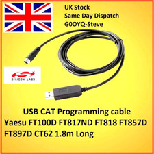 CT62 USB Chat Programmation Câble pour Yaesu FT-100D FT-817ND FT-818 FT-857D