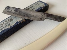 Ancien Rasoir Droit Barbier