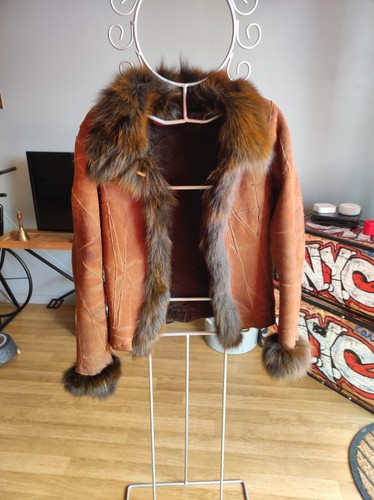 Veste fourrure véritable - en,