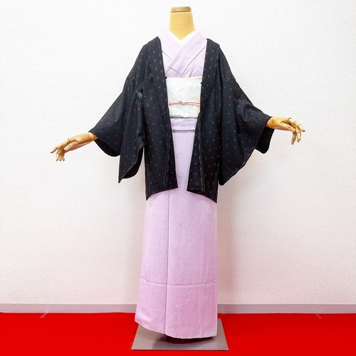 Veste haori noire japonaise - haori,