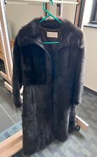 manteau fourrure vison véritable SPRUNG Frères Création Paris Vintage