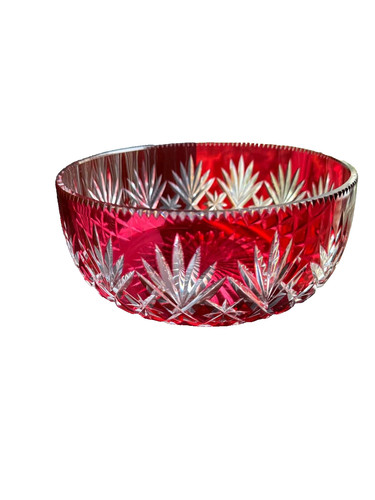 Coupe cristal doublé couleur