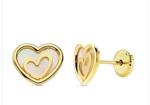 Boucles oreilles 18k 750 - or,