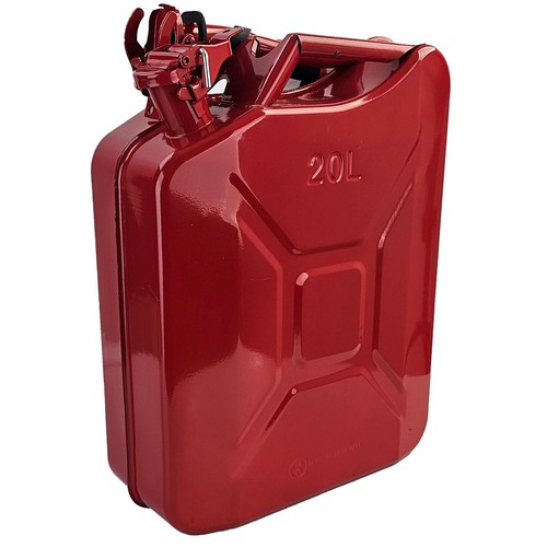 Métal canister 20l rouge - 1x,