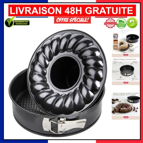 Moule gâteau rond acier - à,