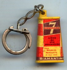 Vintage - Porte-clés : crème