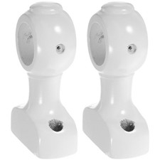  2 Pcs Support Tringle A Rideaux Pour À Base Tige Porte-cannes Mur