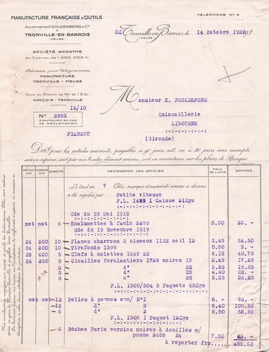 Tronville barrois outils - tronville,