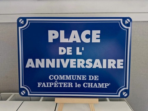 Plaque métal humour - ,, déco