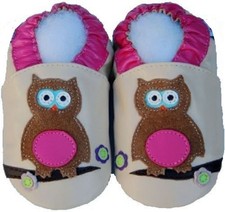 Chaussons en cuir souple