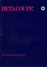 Catalogue Brochure Lancia Beta