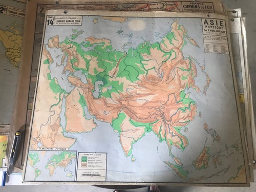 Ancienne carte scolaire - carte,