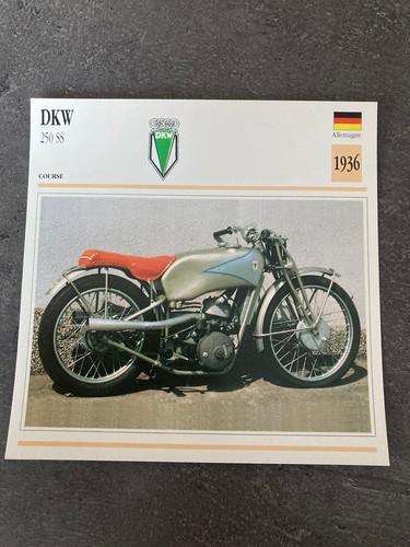 Carte fiche moto collection - fiche,