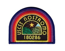 Noir Uscss Nostromo Ras Alien Film Costume Patch à Repasser