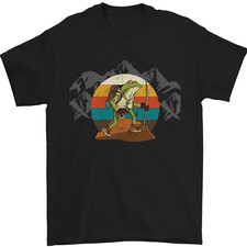 A Grenouille Randonnée En Montagnes Trekking T-Shirt 100% Coton