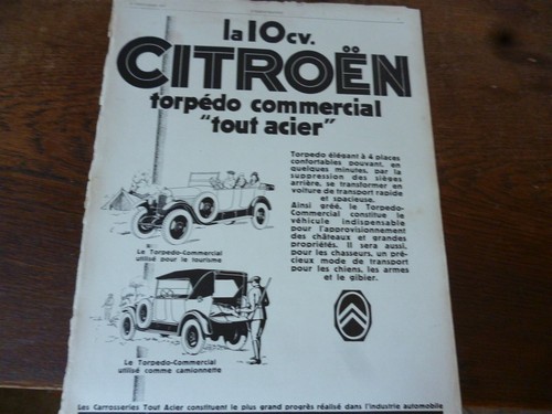 Citroen torpédo 109 tito - citroen, 109+