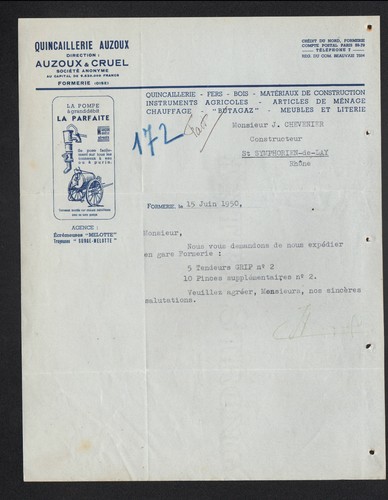 Formerie quincaillerie - (60), &