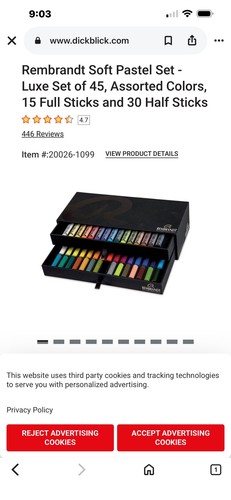 Rembrandt soft pastel - pastel,