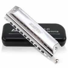 Easttop chromatique Harmonica adulte chromatique professionnel 10trous en Do New