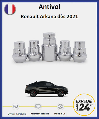 Ecrous antivol roues - ecrous, de