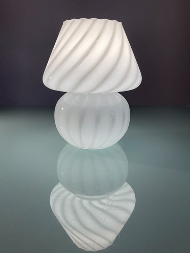 Petite lampe champignon verre - petite,