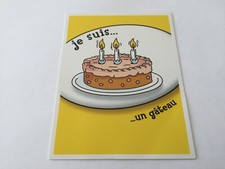 Carte je suis un gâteau
