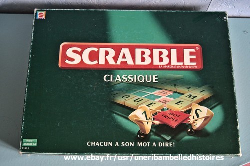 Scrabble classique mattel 2003 - scrabble,