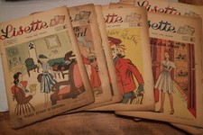 lot de bd revue LISETTE 73 numeros 1948 1949
