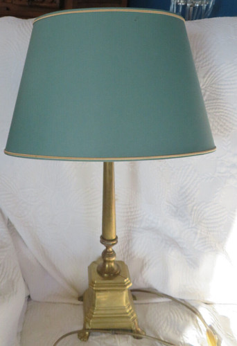 Ancien pied lampe - pied, de