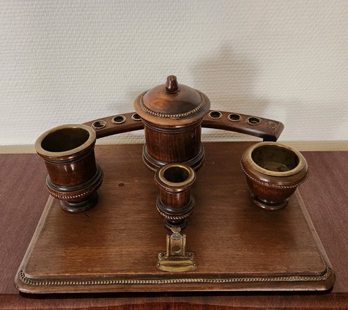 Ancien nécessaire tabac à - à,