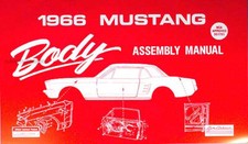 1966 Ford MUSTANG Corps Assemblage Manuel 66 Toit Rigide Fastback Et Convertible