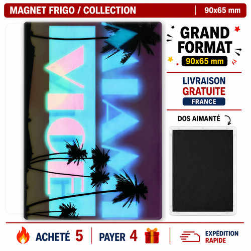 Magnet frigo miami - frigo, vice