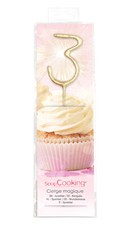 Cierge magique XXL chiffre 3