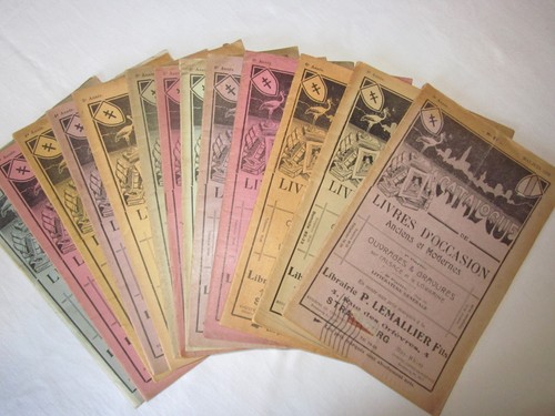 Catalogues livres - 13,