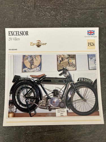 Carte fiche moto collection - carte,