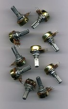  LOT DE 10 POTENTIOMETRES