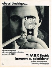 PUBLICITE  1970   TIMEX